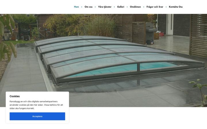 Screenshot of karosbygg.se