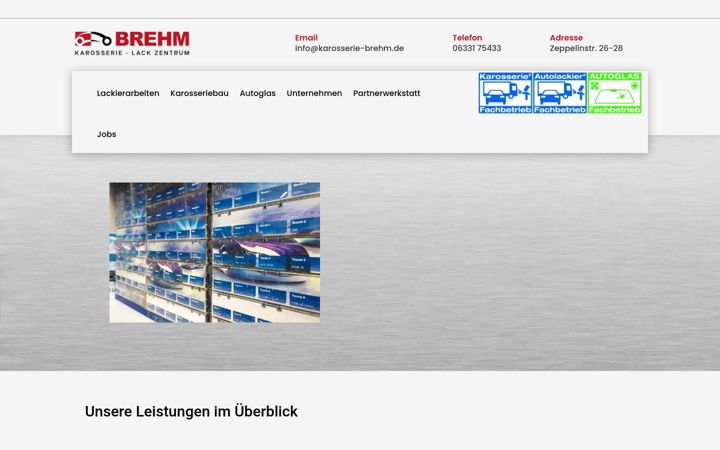 Screenshot of karosserie-brehm.de