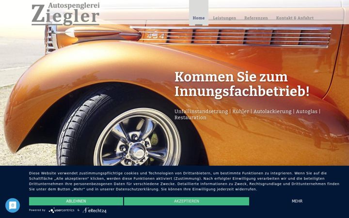 Screenshot of karosserie-ziegler.de