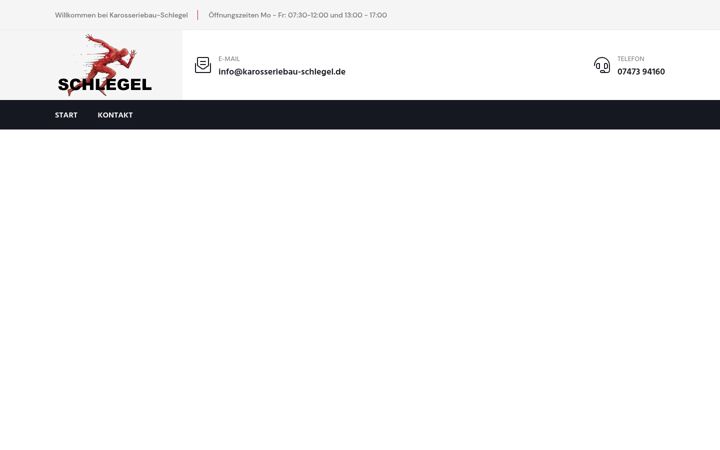 Screenshot of karosseriebau-schlegel.de