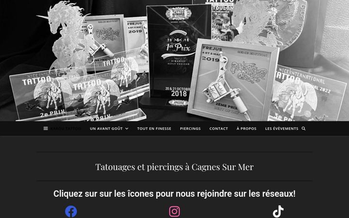Screenshot of karoutattoo.fr