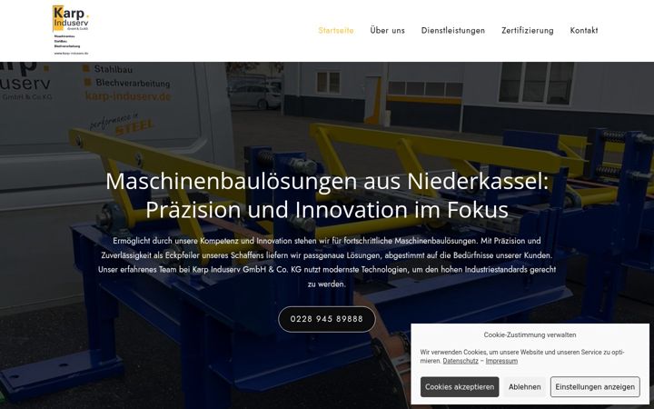 Screenshot of karp-induserv.de