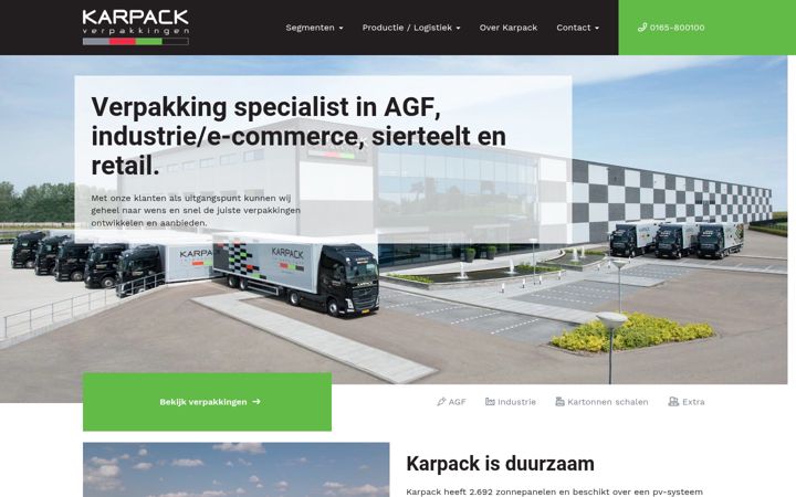 Screenshot of karpack.nl