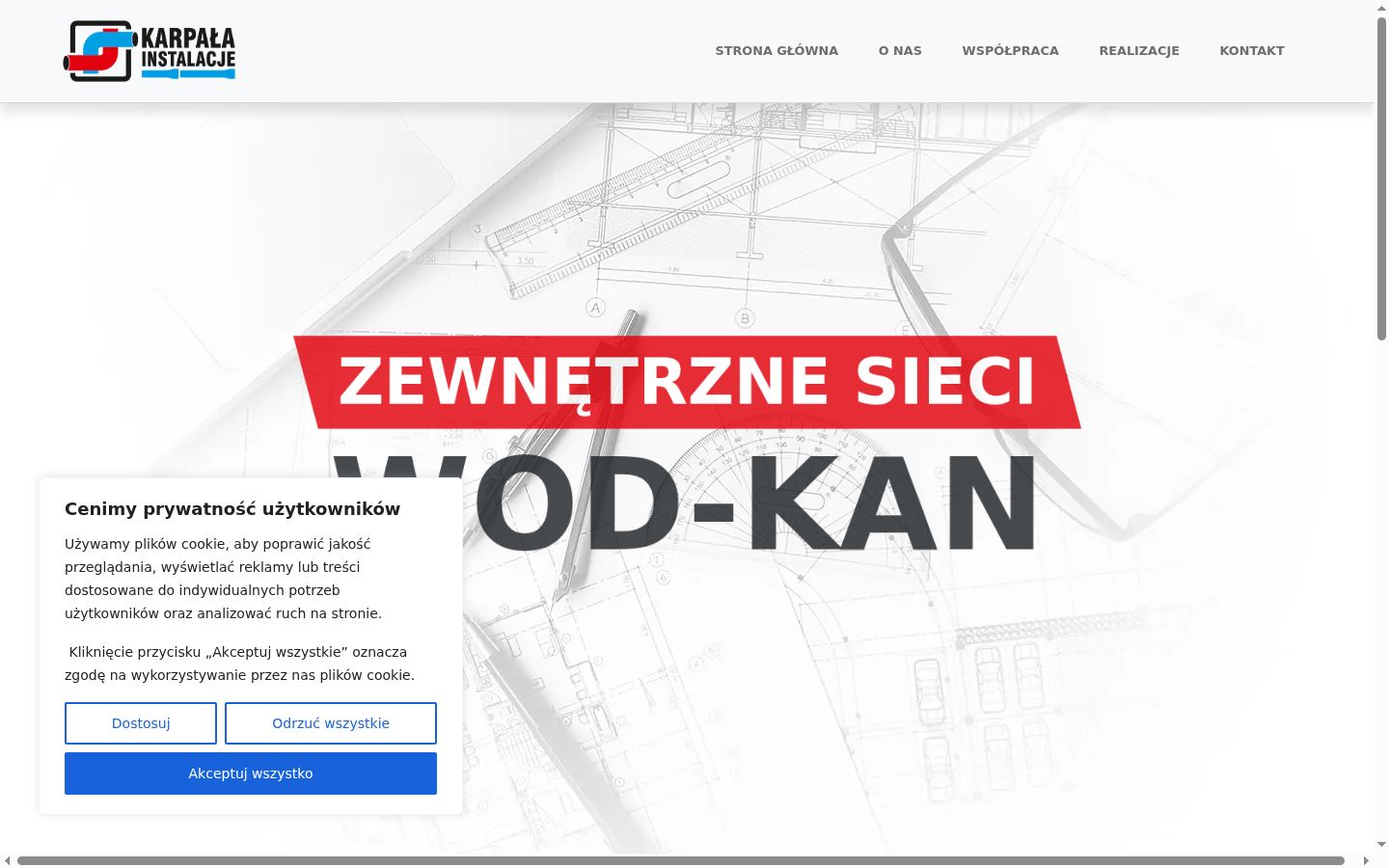 Screenshot van de toestemmingsbanner zoals getoond vóór enige interactie