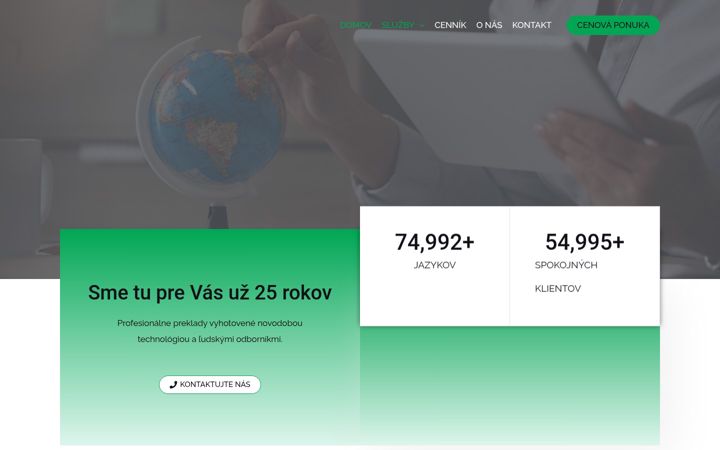 Screenshot of karpat-preklady.sk