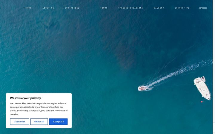 Screenshot of karpathoscruises.com