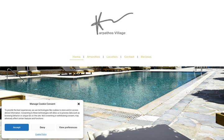 Screenshot of karpathosvillage.com