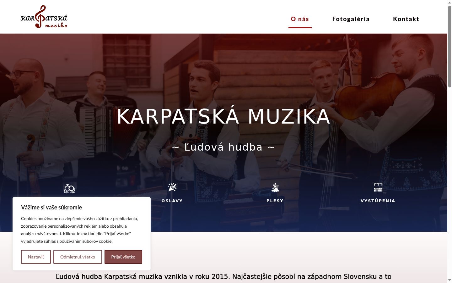 Snímek obrazovky baneru souhlasu zobrazeného před jakoukoli interakcí