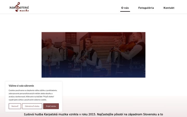 Screenshot of karpatskamuzika.sk