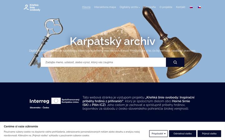 Screenshot of karpatskyarchiv.eu