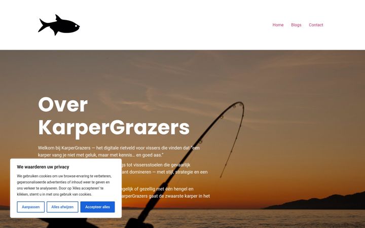 Screenshot of karpergrazers.nl