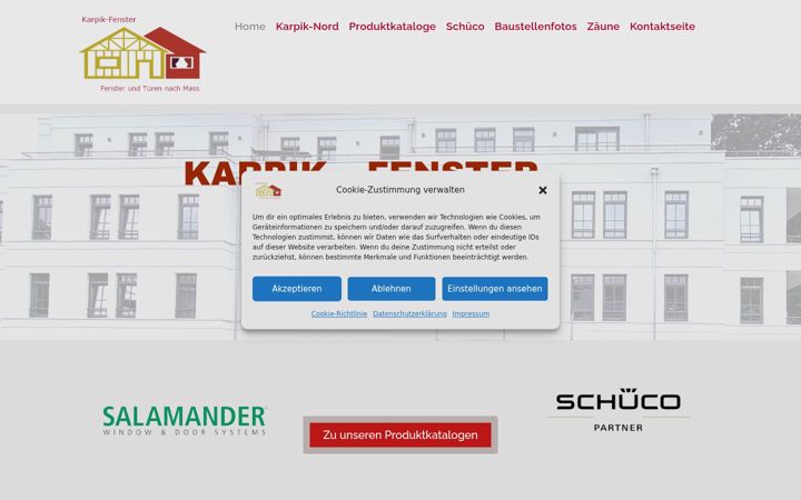 Screenshot of karpik-fenster.de