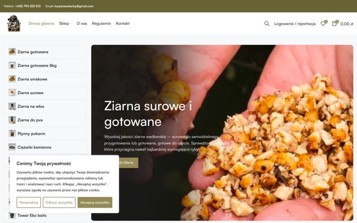 Screenshot of karpioweskarby.pl