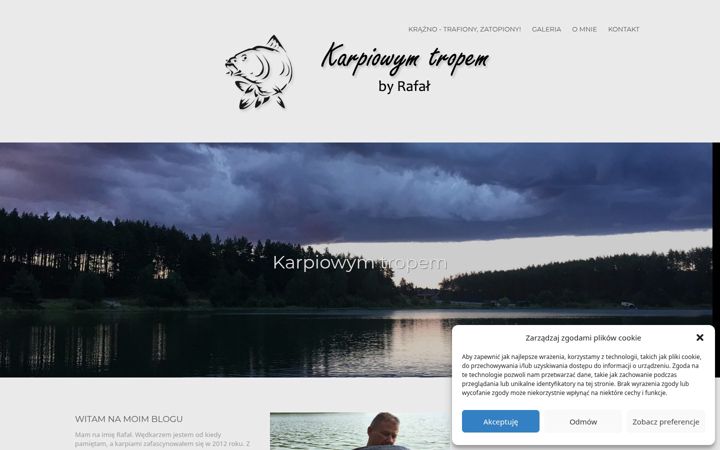 Screenshot of karpiowymtropem.pl