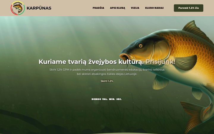 Screenshot of karpunas.lt
