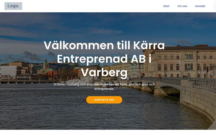 Screenshot von karraentreprenad.se