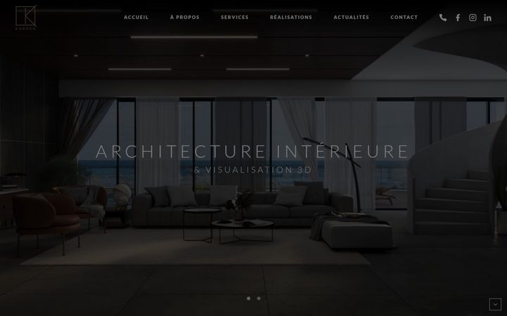 Screenshot of karrea.fr