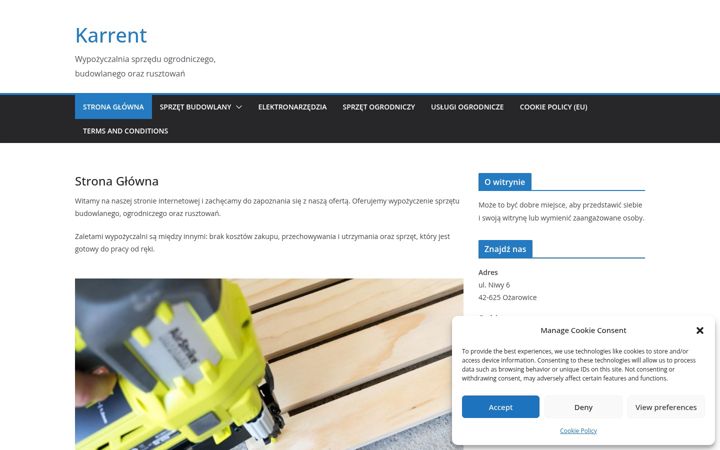 Screenshot of karrent.pl