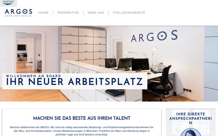 Screenshot of karriere-bei-argos.de