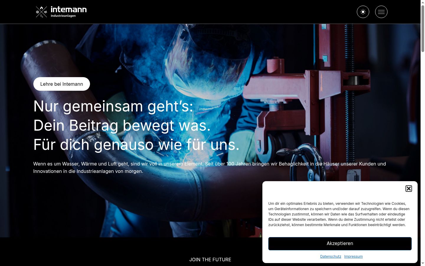 Screenshot van de toestemmingsbanner zoals getoond vóór enige interactie
