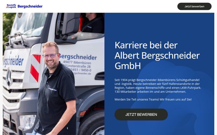 Screenshot of karriere-bergschneider.de
