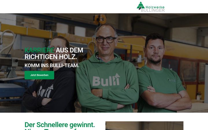 Screenshot of karriere-bullinger.de