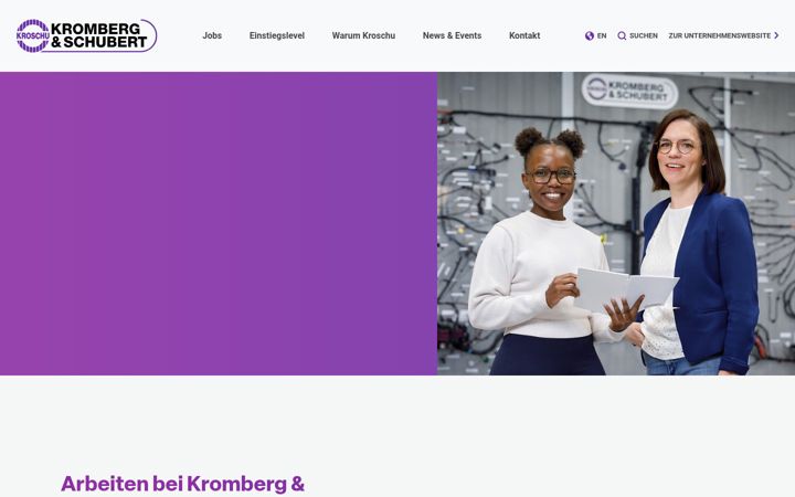 Screenshot of karriere-ist-lila.de