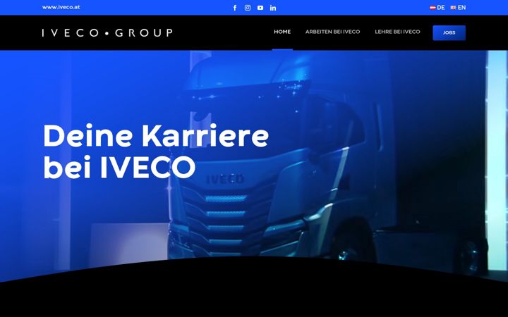 Screenshot of karriere-iveco.at