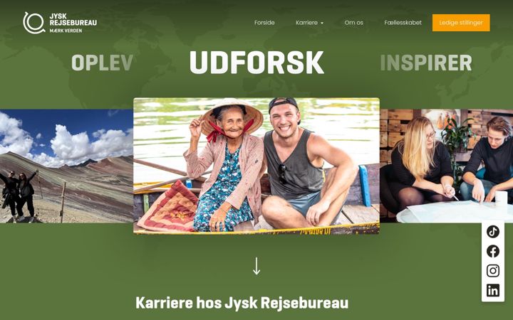 Zrzut ekranu karriere-jyskrejsebureau.dk
