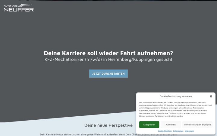 Screenshot of karriere-neuffer.de