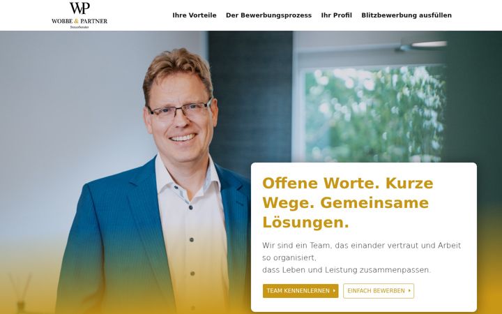 Screenshot of karriere-wobbe-partner.de