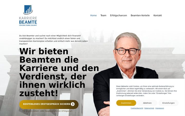 Screenshot of karrierebeamte.de