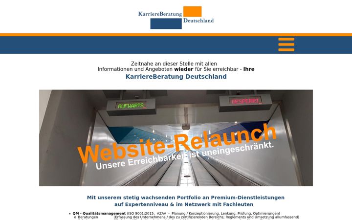 Screenshot of karriereberatung-deutschland.de