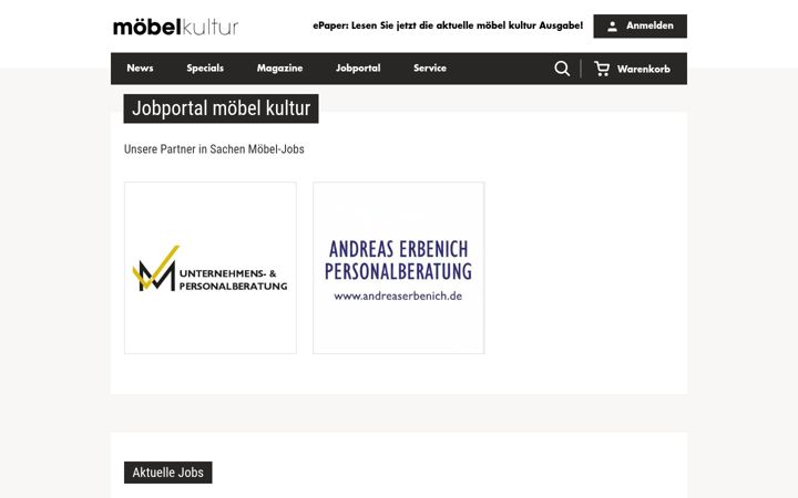Screenshot of karrierecenter.de