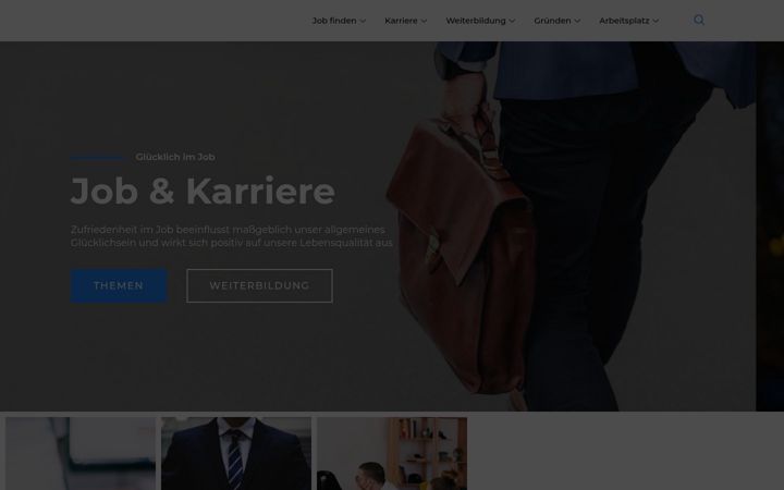 Screenshot of karriereschatz.de