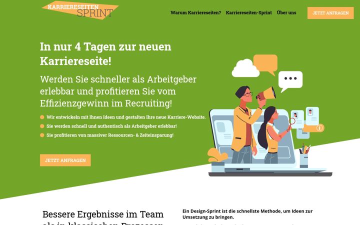 Screenshot of karriereseiten-sprint.de