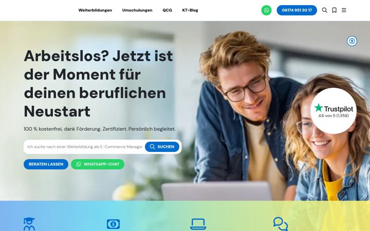 Screenshot of karrieretutor.de