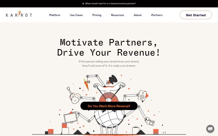 Screenshot of karrotrewards.com