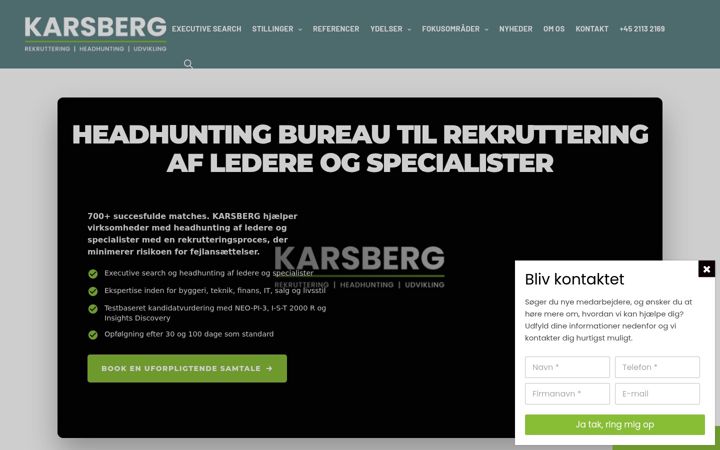 Screenshot of karsberg.net