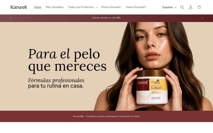 Screenshot of karseell.eu