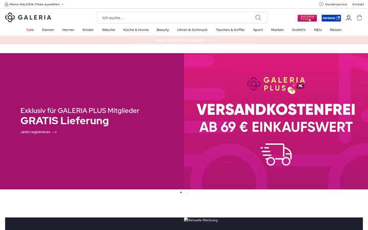 Screenshot of karstadt.de