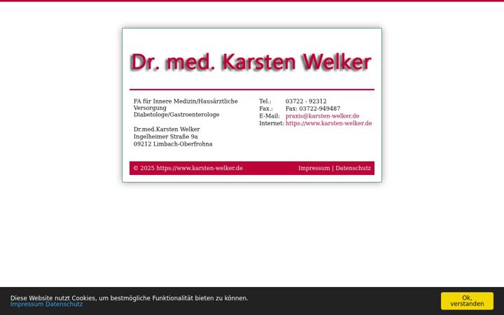 Screenshot of karsten-welker.de