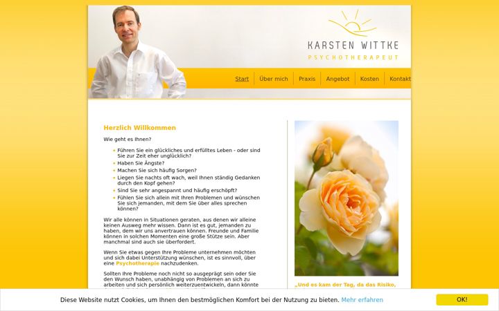 Screenshot of karsten-wittke.de