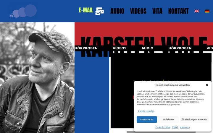 Screenshot of karsten-wolf.com