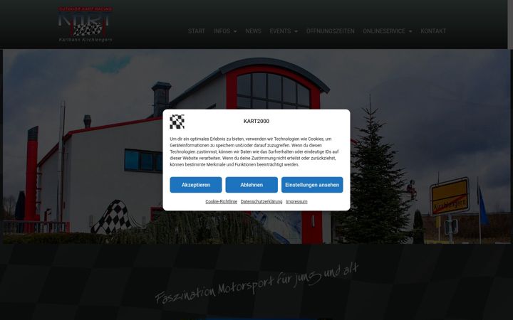 Screenshot of kart2000-online.de