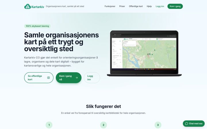 Screenshot of kartarkiv.co