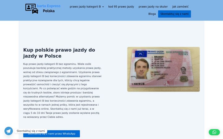 Screenshot of kartaxpresspoland.com