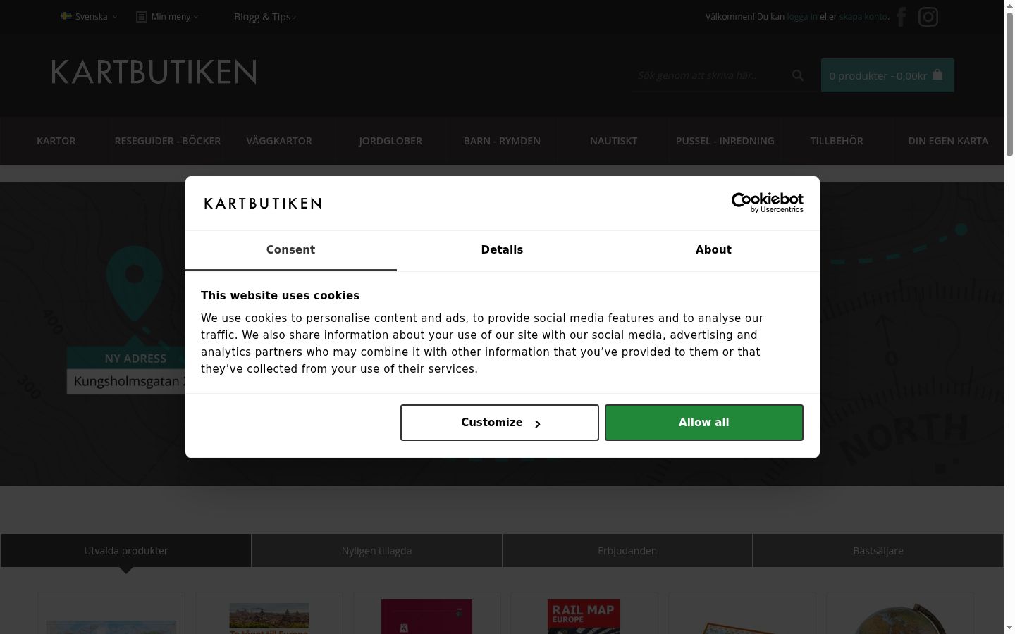 Skjámynd af samþykkisborðanum eins og hann birtist áður en nokkur samskipti fóru fram