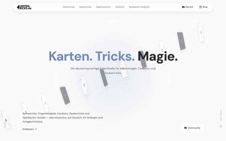 Screenshot of karten-tricks.de