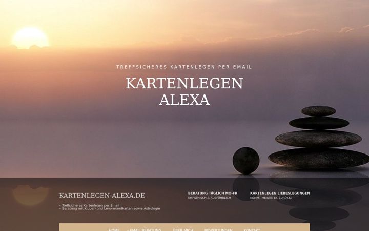 Screenshot of kartenlegen-alexa.de